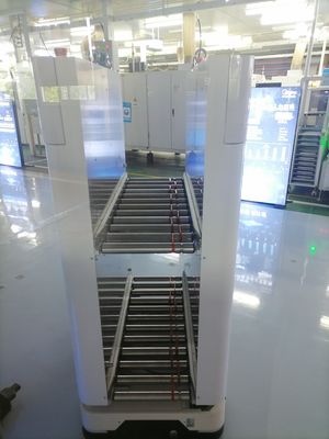 Control And Drived AMR Robot With Two Layer Conveyor Customized Durability Motor And Reducer Drive