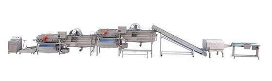 Vibration Screening Automatic Food Processing Machine For Leafy Vegetables Cabbage