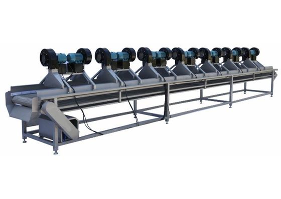 Automatic Air Drying Drainage Machine For Potato Carrot Taro Cassava After Peeling
