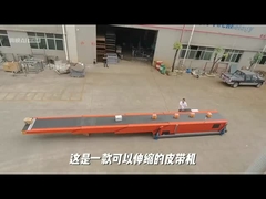 Ηλεκτρικός βαρύ φορτίο 2 στρώσεων τηλεσκοπικός μεταφορέας για μεταφορά κουτιών / κουτιών