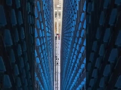 Μέγιστο βάρος 3500 kg Συστήματα αυτόματης ράφης παλέτας AS-RS Stacker με διπλή στήλη