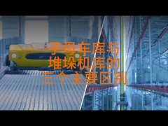 Μέγιστο βάρος 3500 kg Συστήματα αυτόματης ράφης παλέτας AS-RS Stacker με διπλή στήλη