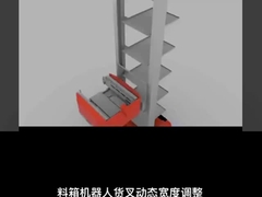 3.5m Ρίχτες Αυτοματοποιημένο σύστημα αποθήκευσης CTU ρομπότ Ταχύτητα φόρτωσης / εκφόρτωσης 25 - 30 κουτιά/ώρα