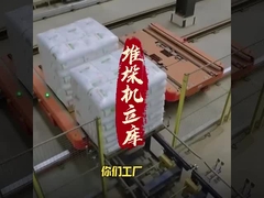 Max 45m Αυτοματοποιημένο σύστημα ανάκτησης αποθήκευσης AS-RS Stacker για Max 1500kg παλέτα